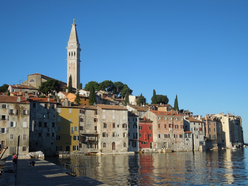 Rovinj jelképe a Szent Eufémia templom.